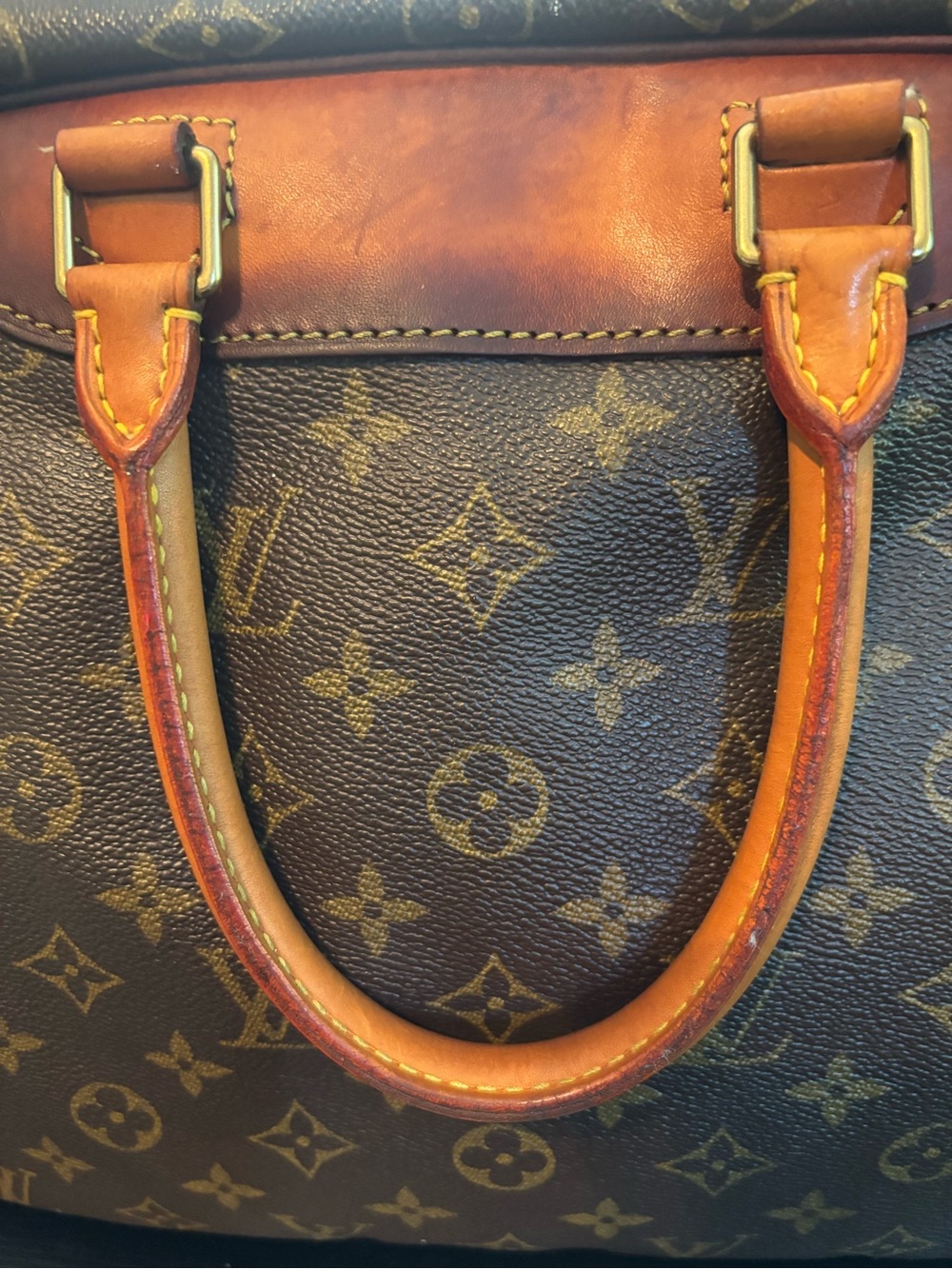 Authentic Louis Vuitton Monogram Deauville Satchel-GUC - Picture 7 of 16